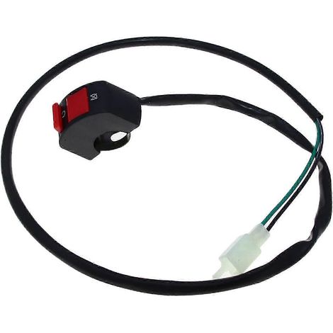 2x Interrupteur de démarrage pour feux antibrouillard de guidon de moto 22 mm, contrôle facile sur autoroute