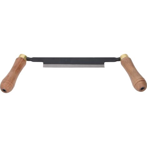 Outil à écorcer pour le travail du bois, 15 cm, épais, avec étui en cuir. (1/5)