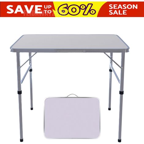 Folding Camping Tables Outdoor Garden Picnic Festival Fishing Portable BBQ Patio (1/5)