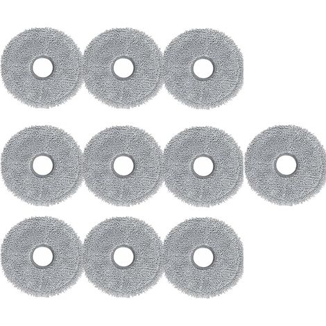 lot de 10 FOREHILL pour Dreame L10s Ultra Gen 2 / L10s Pro Ultra / X40 Ultra / X40 Master / L40 Ultra / X50 Ultra Complete, pour Mova E30 Ultra, Tampons de Nettoyage en Microfibre Lavables (1/5)