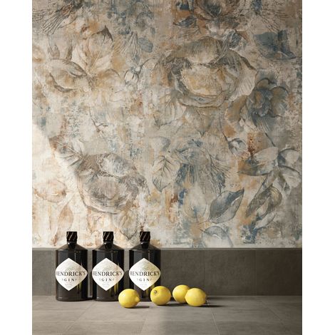Grès cérame - TIMELINE - Botanical - Naturelle - 60x120x0,85cm
