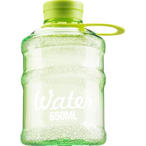 Minicubeta creativa, vaso de agua sencillo para estudiantes, cubo de plástico (verde) (1/5)