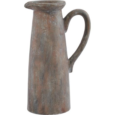 Siena Tall Jug - Ceramic - L13 x W17 x H32 cm - Brown