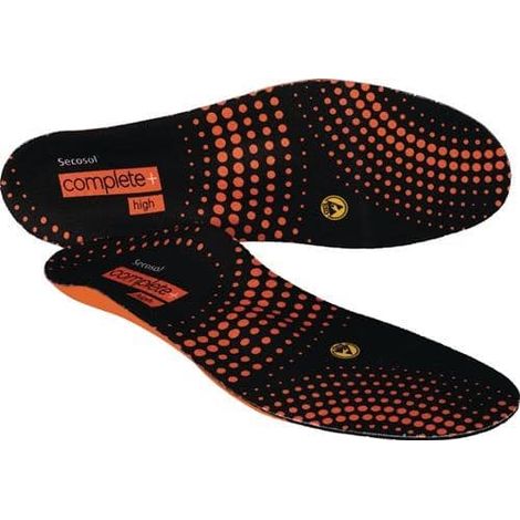 SECOSOL Einlegesohle SECOSOL® COMPLETE+ HIGH Gr.41 schwarz/rot