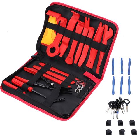 Kit 45 pièces outil démontage auto audio DVD panneau intérieur trim garniture démontage accessoires réparation voiture (1/5)