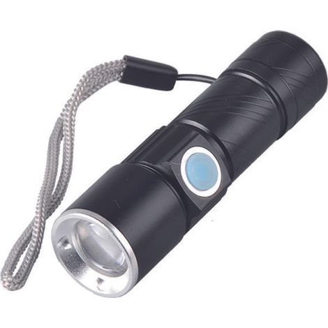 TORCIA RICARICABILE 3 W 200 LUMEN 3 MODALITA' DI LUCE LUXEN