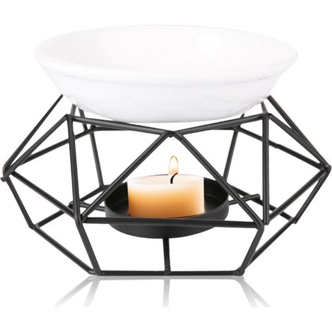 Ätherischer Öldiffusor aus Keramik mit Schmiedeeisen-Design, für den Einsatz im Wohnzimmer und Büro. (1/5)