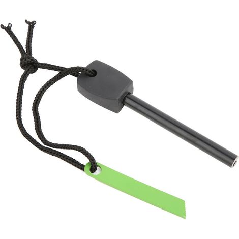 Briquet portable en magnésium avec grattoir, outil de survie pour le camping en extérieur (1/5)