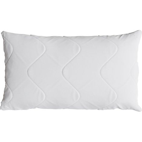 Guanciale 45x75 cm in Microfibra con Fodera Trapuntata Bianco (1/3)