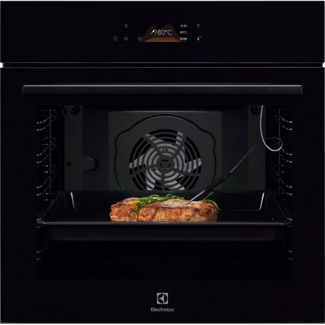 Electrolux – Four chaleur tournante pyrolyse 72L A+ – Nettoyage automatique – Dimensions 59.5x56.7x59.5cm – EOE7P12Z