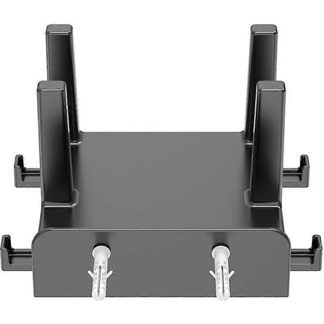 Wandhalterung für Router, WLAN-Aufbewahrungsbox, Wandhalterung, Kabelorganisator für Router (schwarz) (1/5)
