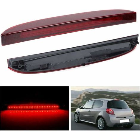 Troisième feu stop rouge pour Renault Clio II 1998-2005 – Feu arrière ABS – Visibilité optimale – Installation facile - 7700410753 (1/5)