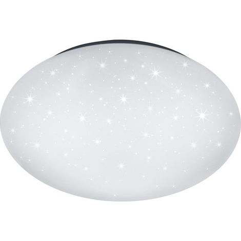 Plafonnier Led Dimmable IP44 Putz Blanc Pailleté Ø37 cm Trio Lighting (1/3)