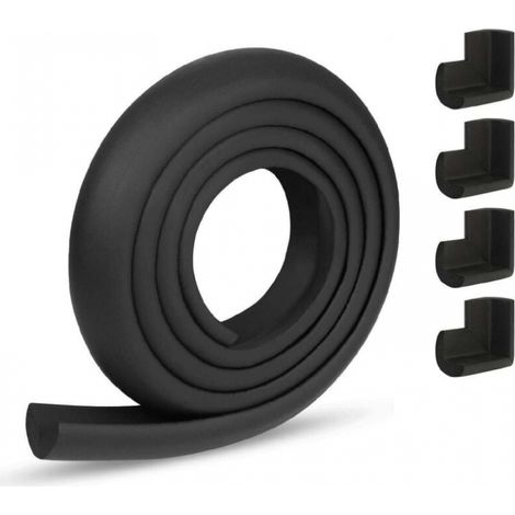 BEBUSINGOTO Protection Mousse Sécurité, 2 Mètres Protection des Bords de Meubles et 10 Protecteurs d’Angles (1/5)
