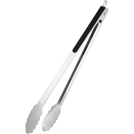 Pince à Barbecue, Acier inoxydable/plastique, Longueur : 37,7 cm, Classic Spezial, Argenté/noir-