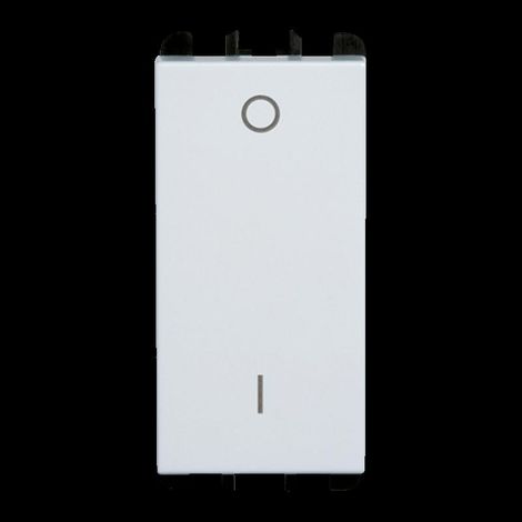 Interruttore bipolare 2p 16a 1 modulo bianco urmet 10162.b