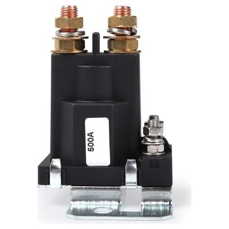 Haute Courant Relais Démarreur 500AMP DC 12V 4 Broches SPST Voiture Auto Démarrage Contacteur Double Batteries Isolateur Contrôle On/Off Switch (1/5)