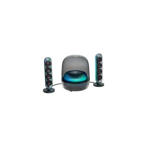 Enceinte bibliothèque Harman kardon Soundsticks 5 Noir, Bluetooth a 2.1 canaux avec HDMI et éclairage entraînant