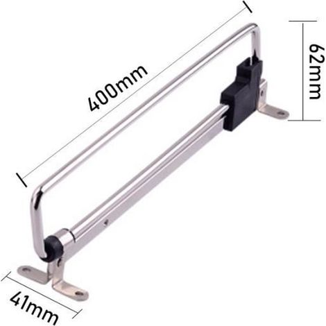 Cintre,Barre de rangement télescopique avec vis,barre de rangement pour vêtements,garde robe,cintre pour vestiaire - Type 4- 40cm -A (1/4)