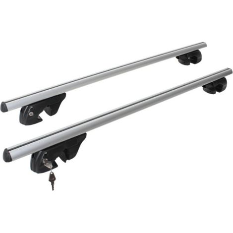 Barres de toit Volkswagen Caddy/Caddy Maxi (09/15-) Menabo Sherman Noir (1/3)