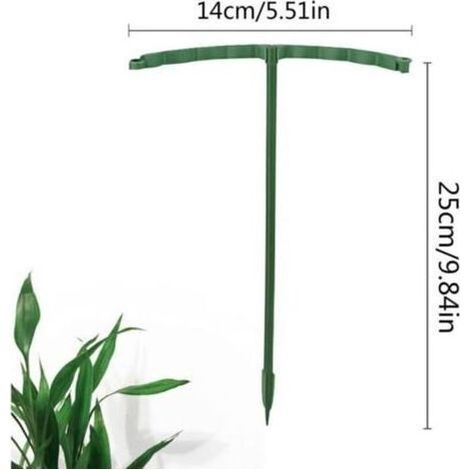 pair Lot de 12 tuteurs arqués en plastique pour plantes, tuteurs demi-ronds, supports pour plantes de jardin, pour fleurs, rosiers, ortensias (1/3)