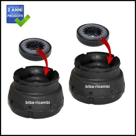 Ammortizzatori anteriori tamponi cuscinetti gommini vw polo v (6r1,6c1) art005