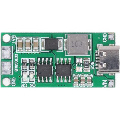 Batterielademodul Grün Automatisches Laden Anti-Kurzschluss Überspannungsschutz DC 3‐6V 1 (1/4)