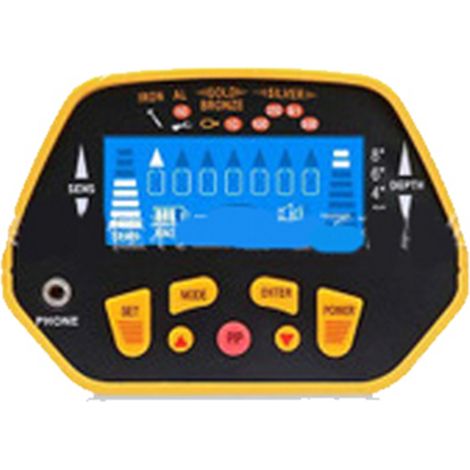 Metalldetektor, hochempfindlich, tragbar, leicht, LCD-Display, wasserdicht, für die Suche unter Tage, Golddetektor (1/5)