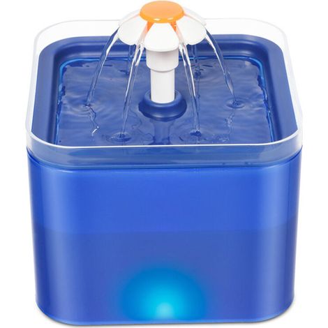 Automatischer 2-Liter-LED-Trinkbrunnen für Katzen und Haustiere (1/5)