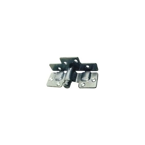 Ferrure de lit à l'équerre en acier – Garniture de 4 pièces – Hauteur 95-115 mm – Charge maximale 200 kg – Serfa (1/2)