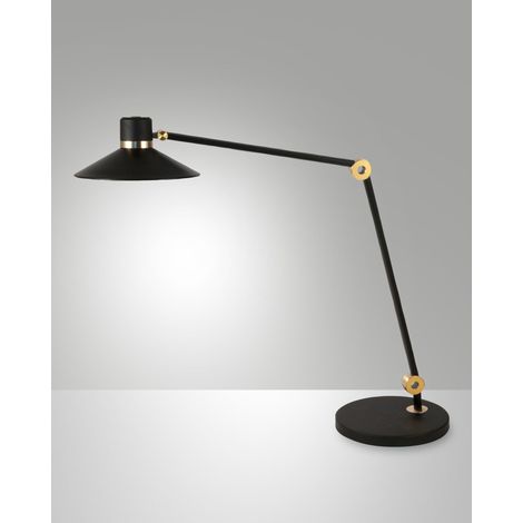 Panarea Lampada da Tavolo LED 10W in Metallo Nero, Design Moderno con Tecnologia CCT Regolabile, Dimmerabile a Tocco, Ideale per Interni