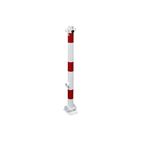 Schake  Paletto di sbarramento  Ø 60 mm  bianco / rosso 