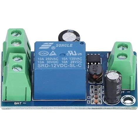 Batteriesteuerungsmodul DC 12V bis 48V Stromversorgung Automatischer Not-Aus-Schalter Abschaltschutzplatine