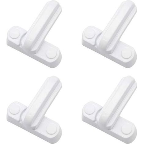 Lot de 4 Serrures Loquets Bloque Poignee Scurit Domestique Supplmentaire Remplacement Pour Maison Portes Placards Fentres (1/5)