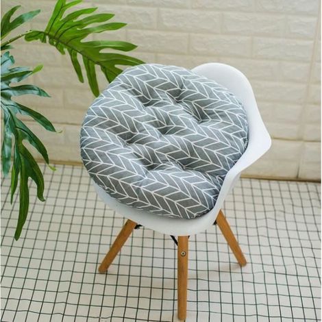 2pcs Coussin de Chaise Rond Coussin de Siège Coussin Japonais, Coton et Lin Hyper Moelleuses Coussin Ventilé Tatami (1/3)