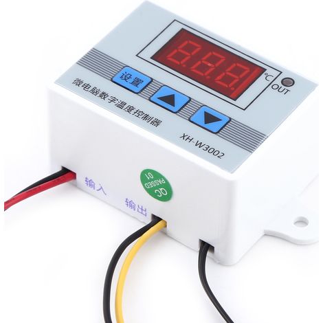 Contrôleur de température numérique haute précision (avec sonde, DC12V) (1/5)