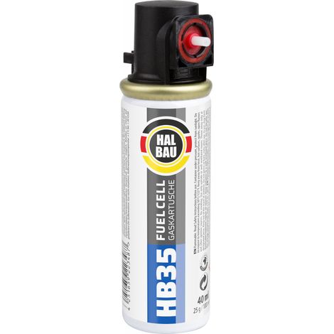 HALBAU Gaskartusche 100mm 40ml Fuel Cell Ersatzgas HB35 - 1 St.