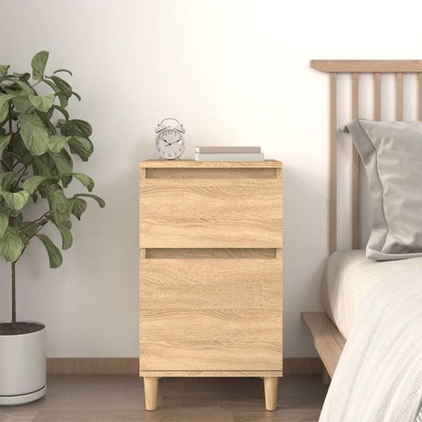 vidaXL Bedside Cabinet Sonoma Oak 40x35x70 cm (1/5)