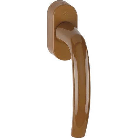 Atlanta Secustik 0530/US952 HOPPE manilla basculante - Cuadrado variofit 32/42mm tornillo 45/50mm - Marrón arcilla 8003 - 10804299