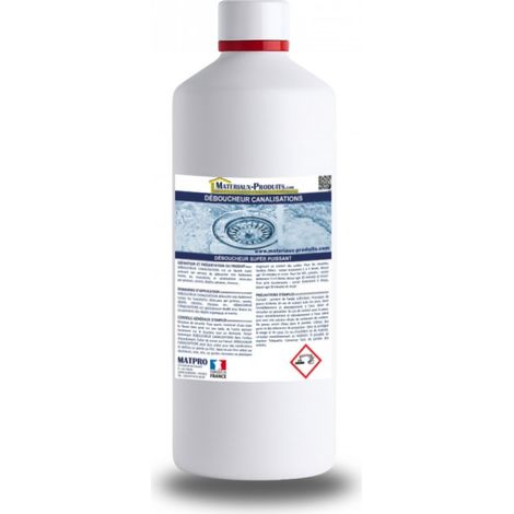 Déboucheur canalisations - 1 L Jaune foncé - MATPRO (1/3)