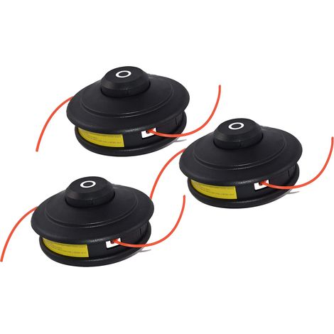 Lot de 3 têtes à double fil à avance automatique pour débroussailleuse Fuxtec (1/5)