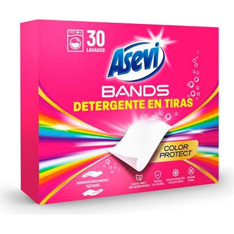 Detergente en tiras Bands Color Protect, 30 dosis
