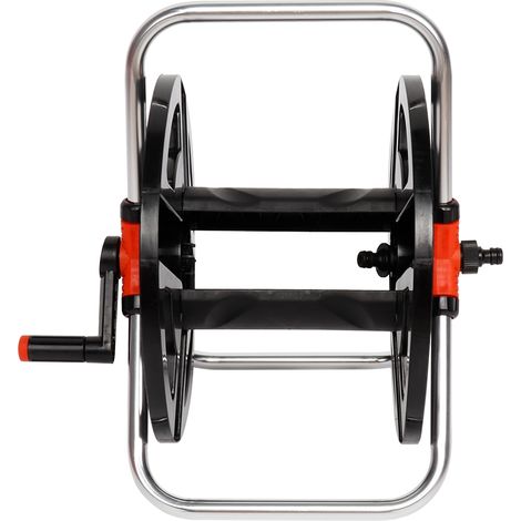 Chariot à tuyau d'arrosage + Sans marque + Modèle 20m + Enrouleur pliable aluminium ABS pour jardin 40x26x33cm (1/5)
