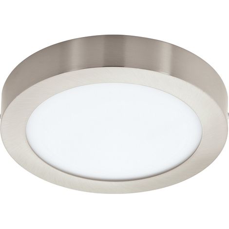 EGLO - Fueva-Z ceiling lamp brushed steel Ø21 - TW - Zigbee, Bluetooth