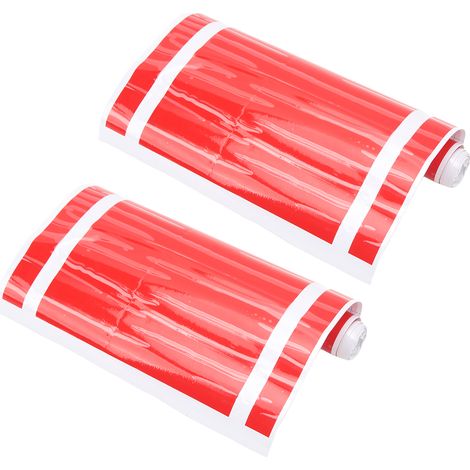 de 2 bandes adhésives en vinyle pour capot de voiture style