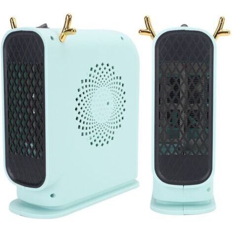Chauffage électrique Portable, chauffage rapide, silencieux et sûr, Compact, pour bureau, prise ue verte, 220V (1/5)