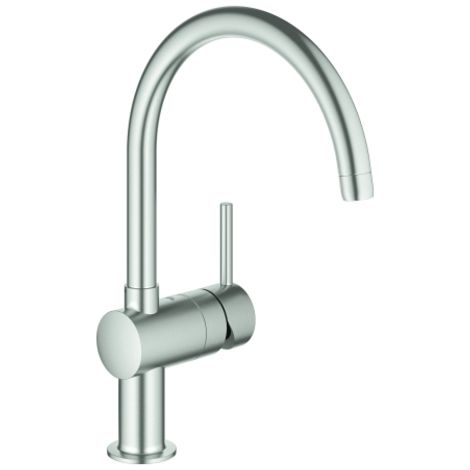 GROHE Minta Mezclador monomando de fregadero de acero inoxidable 32917DC0 (1/5)