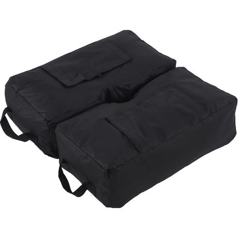 Sac de lestage amovible pour base de parasol carré, sac lesté pour terrasse, plage ou jardin. (1/5)