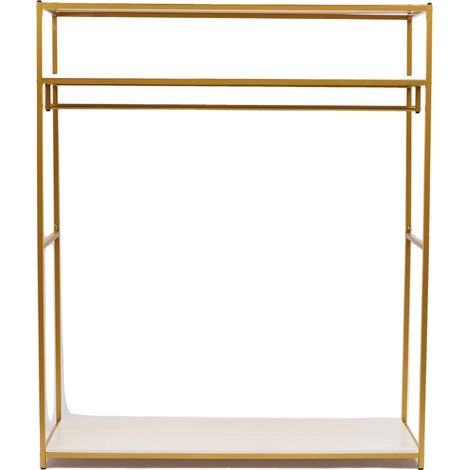 Porte-vêtements, Design élégant, Construction robuste, Or (1/2)