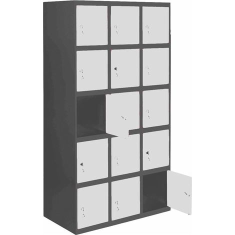 Taquilla 1800x900x500 SIMONLOCKER PROFESIONAL 5 PUERTA 3/15 300 (900)AN/BL marca SIMONRACK